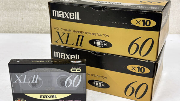 maxell未開封カセットテープXLIIを買い取りました