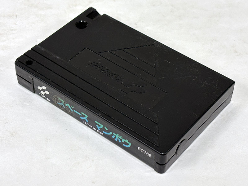 MSXソフト スペースマンボウ カートリッジ 裏