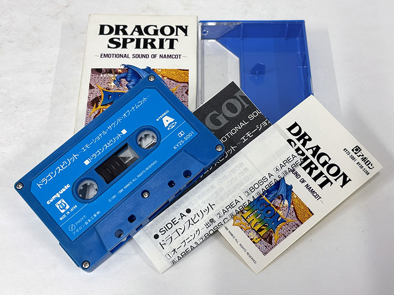 DRAGON SPIRIT カセットテープ 付属品