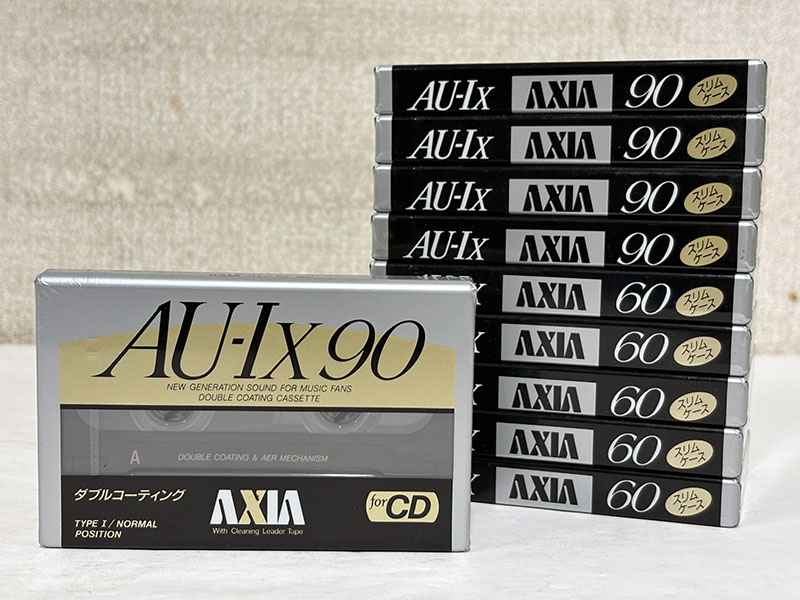 AXIA 未開封 カセットテープ AU-Ix90 全体