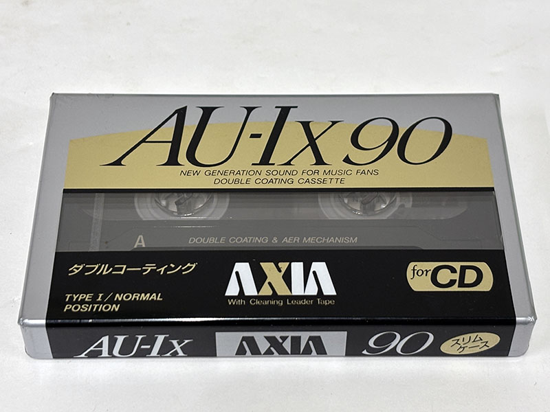 AXIA 未開封 カセットテープ AU-Ix90 パッケージ 表