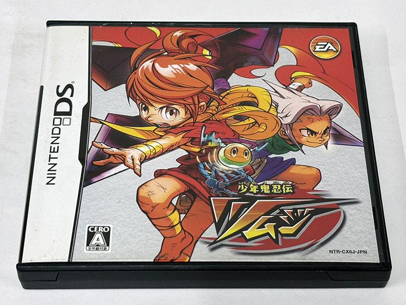 ニンテンドーDSソフト 少年鬼忍伝ツムジ パッケージ表