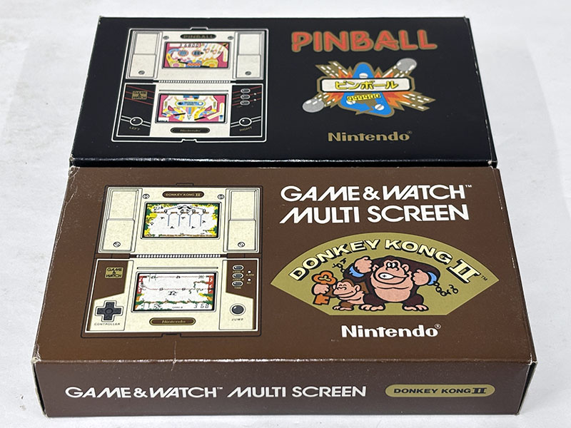 箱・付属品のみ GAME&WATCH ドンキーコング2とピンボール パッケージ表