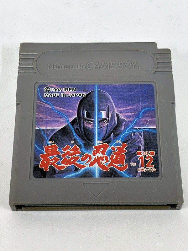 ゲームボーイソフト 最後の忍道 カセット 表面