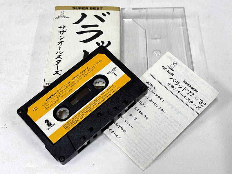 カセットテープ] サザンオールスターズ バラッド'77〜'82 付属品