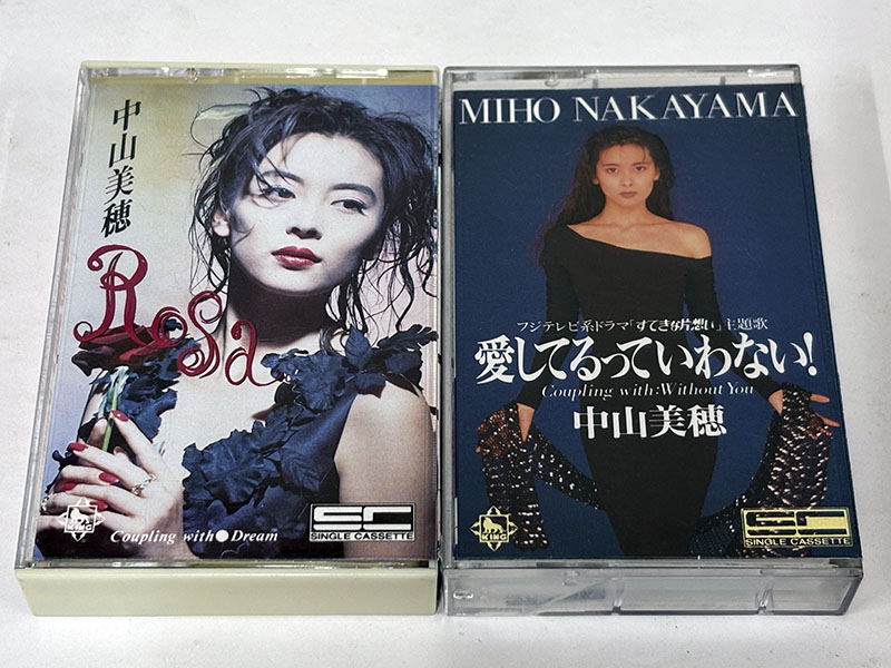 カセットテープ 中山美穂 Rosa・愛してるっていわない！ パッケージ表