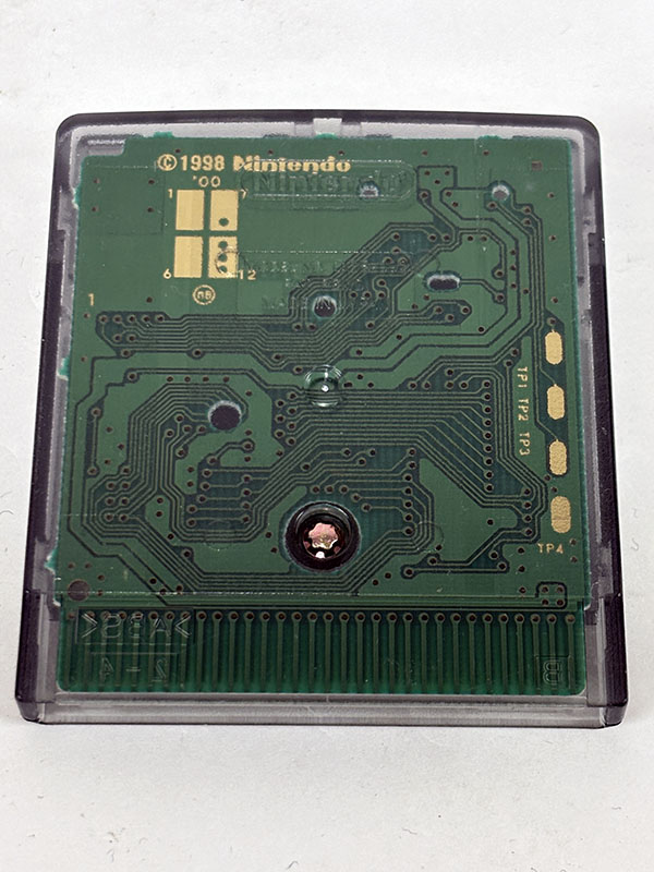 ゲームボーイカラーソフト 新世紀エヴァンゲリオン 麻雀補完計画 カセット裏
