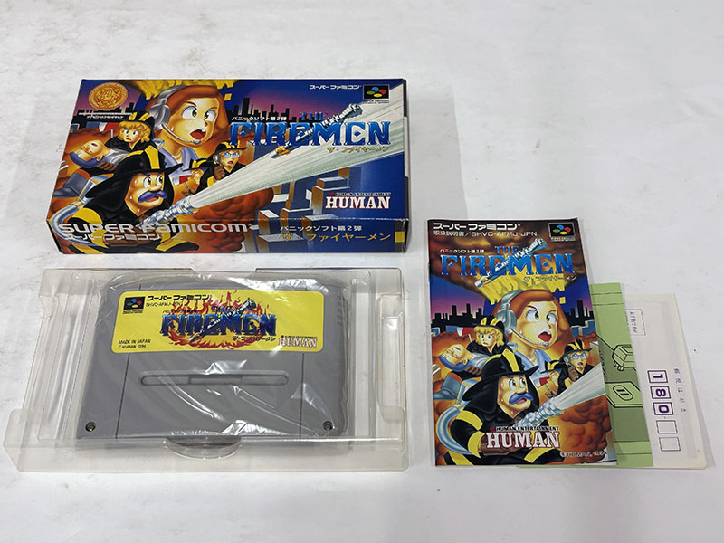 スーパーファミコンソフト ザ・ファイヤーメン 付属品