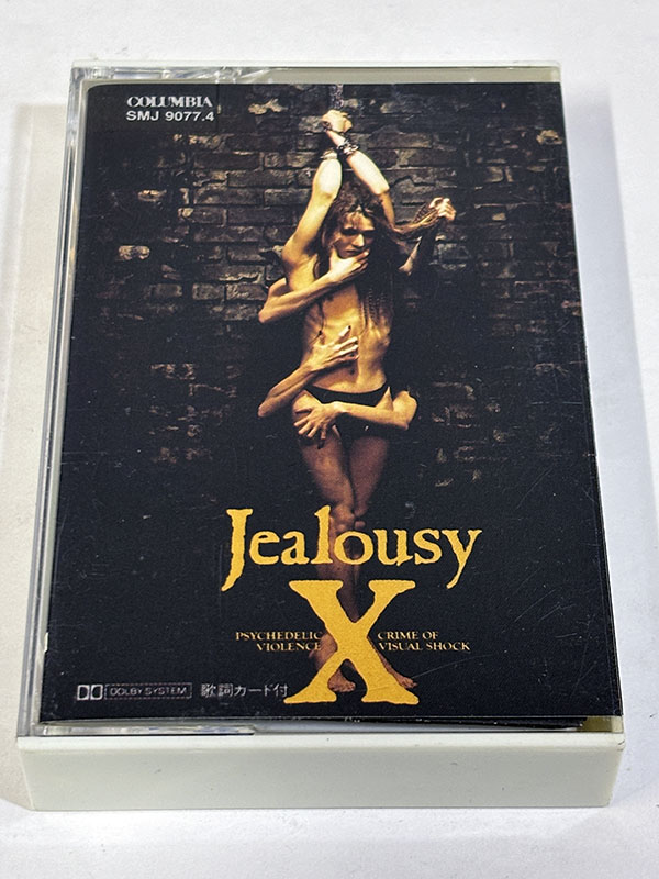 カセットテープ X Jealousy  パッケージ 表