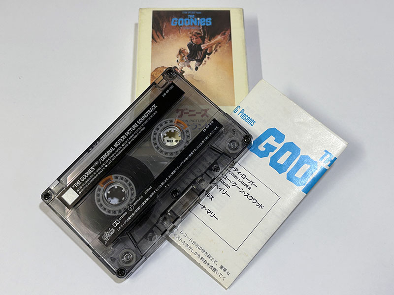 カセットテープ グーニーズ The GOONies オリジナル・サウンド・トラック 付属品