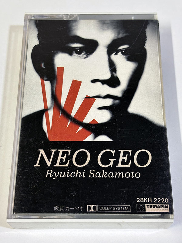 カセットテープ 坂本龍一 NEO GEO ネオ・ジオ パッケージ表