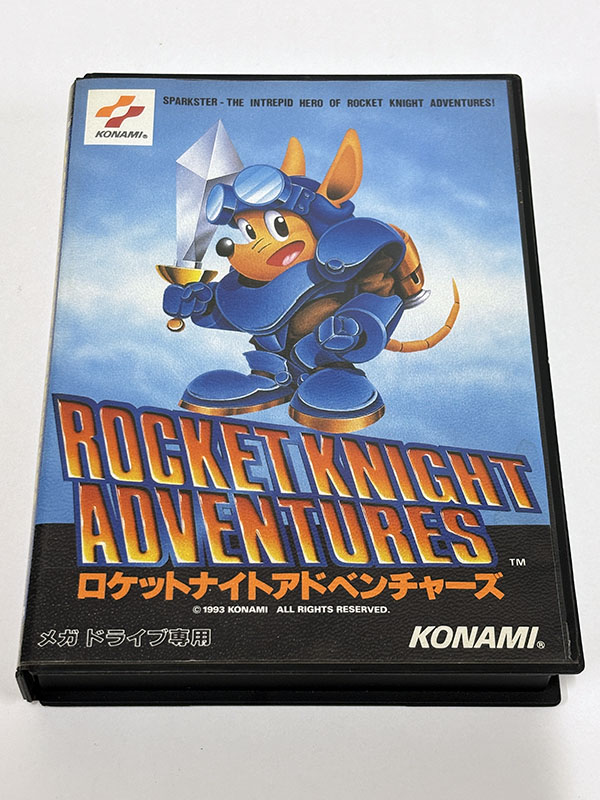 メガドライブソフト ロケットナイトアドベンチャーズ パッケージ表