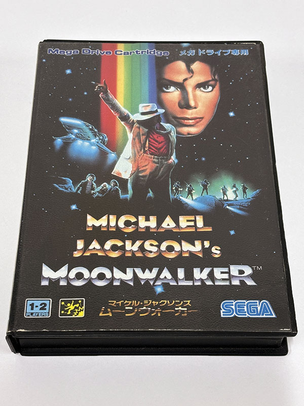 メガドライブソフト マイケル・ジャクソンズ・ムーンウォーカー パッケージ表