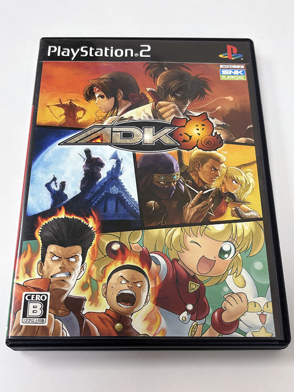 PlayStation2ソフト ADK魂 パッケージ表