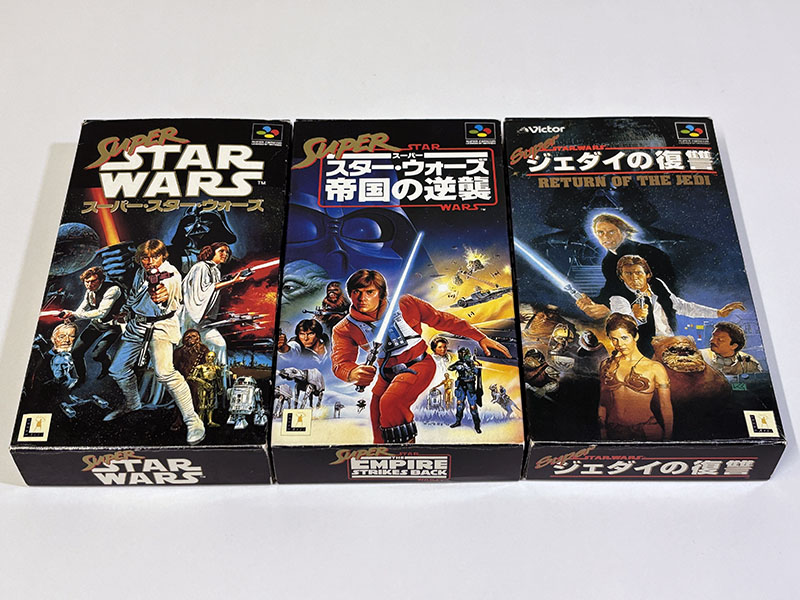 スーパーファミコンソフト スター・ウォーズシリーズ3部作 パッケージ表