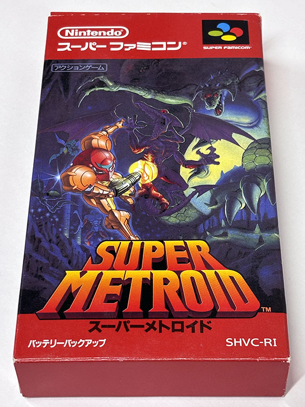 スーパーファミコンソフト スーパーメトロイド パッケージ表
