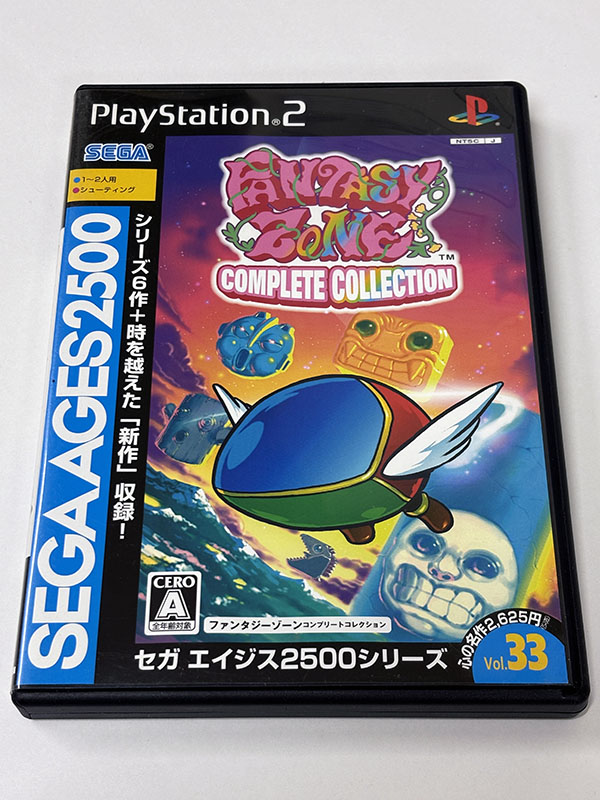 PlayStation2ソフト ファンタジーゾーン コンプリートコレクション パッケージ表