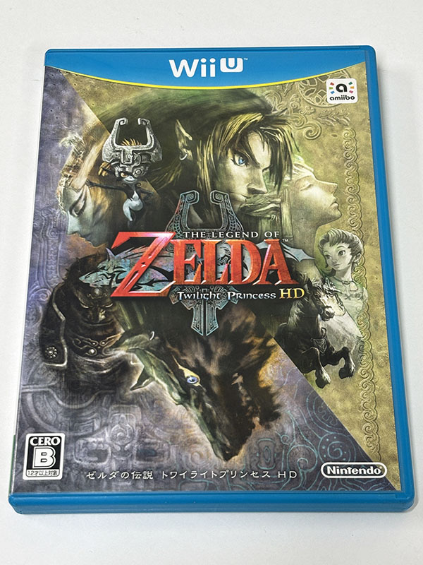 Wii Uソフト ゼルダの伝説 トワイライトプリンセス HD パッケージ表