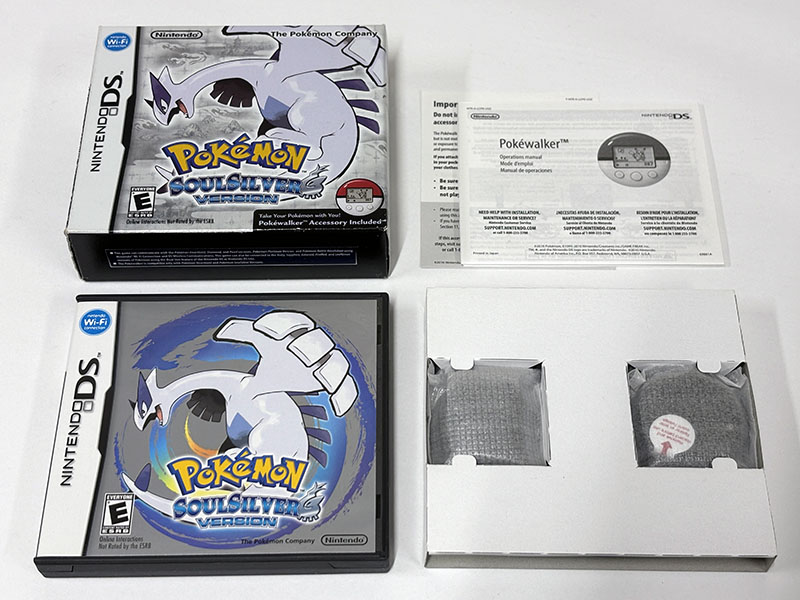 ニンテンドーDSソフト 北米版 Pokemon SOUL SILVER VERSION ポケットモンスター ソウルシルバー 同梱品