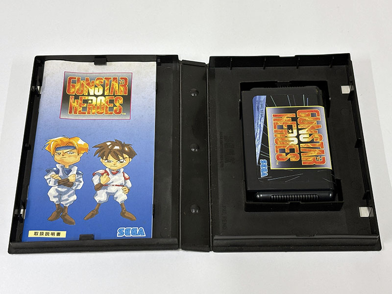 メガドライブソフト ガンスターヒーローズ GUNSTAR HEROES 同梱品