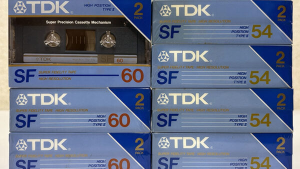 [TDK] 未開封 カセットテープ ハイポジション SUPER FIDELITY SF を買い取りました