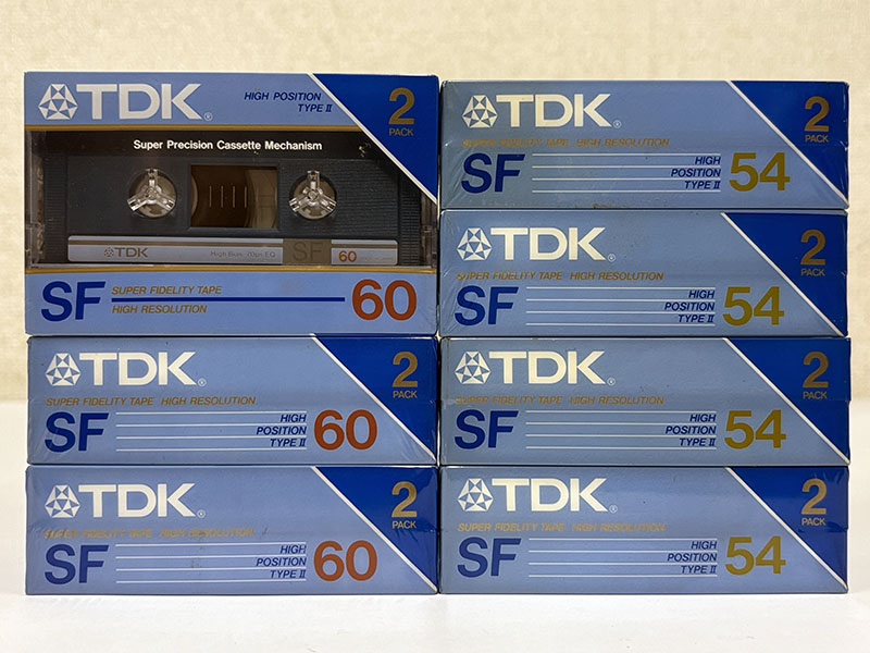 TDK 未開封 カセットテープ ハイポジション SUPER FIDELITY SF