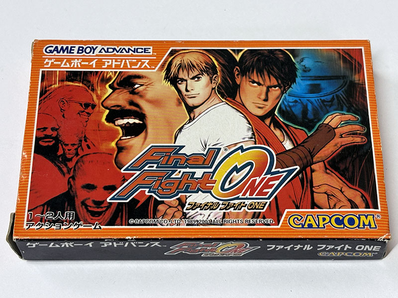ゲームボーイアドバンスソフト ファイナル ファイト ONE パッケージ表
