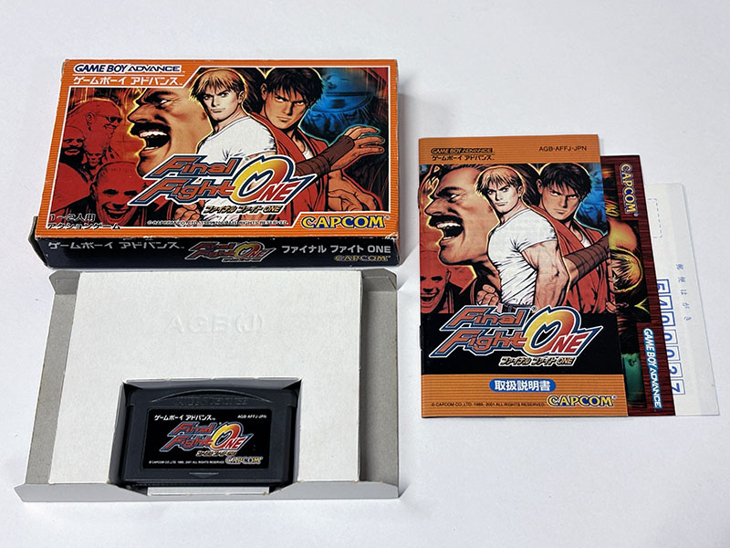 ゲームボーイアドバンスソフト ファイナル ファイト ONE 同梱品