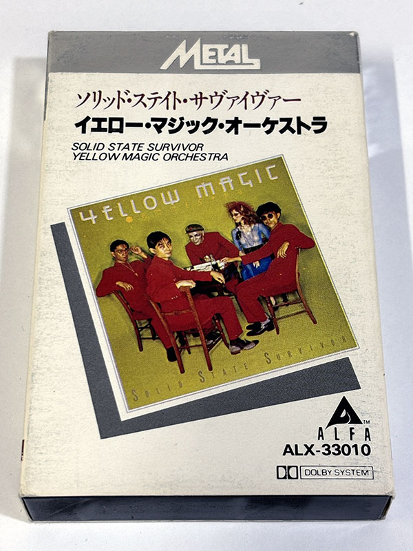 イエロー・マジック・オーケストラ YMO ソリッド・ステイト・サヴァイヴァー メタルカセットテープ パッケージ表
