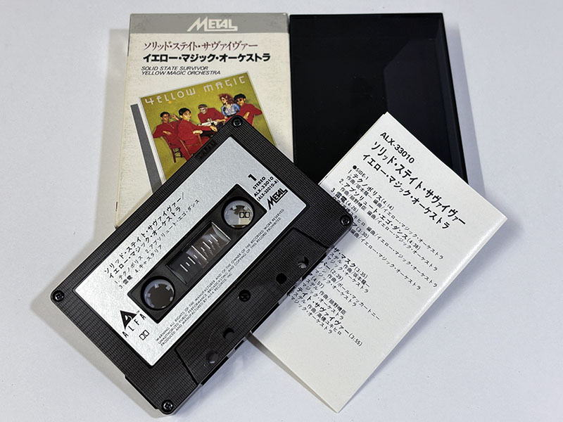 イエロー・マジック・オーケストラ YMO ソリッド・ステイト・サヴァイヴァー メタルカセットテープ 同梱品