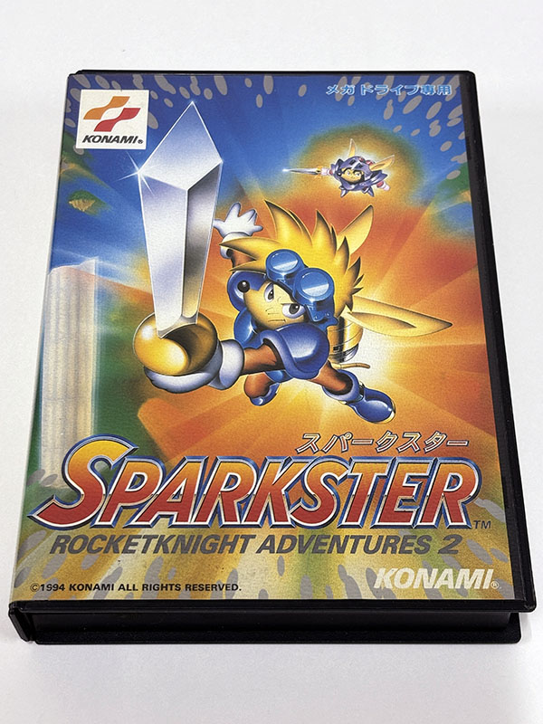 メガドライブソフト スパークスター ロケットナイトアドベンチャーズ2 パッケージ表