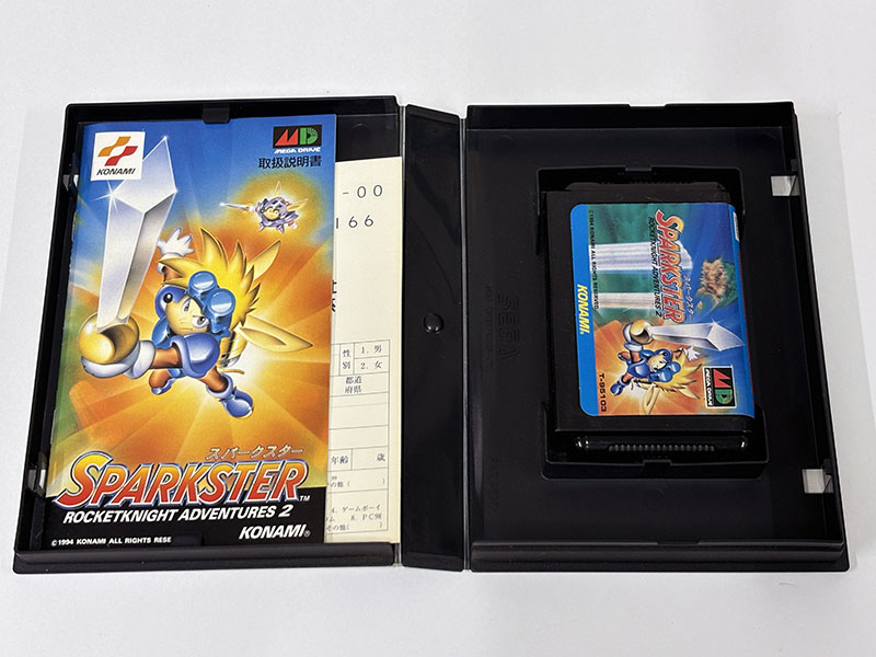 メガドライブソフト スパークスター ロケットナイトアドベンチャーズ2 同梱品