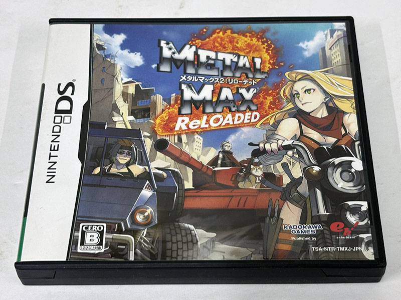ニンテンドーDSソフト メタルマックス2:リローデッド パッケージ表