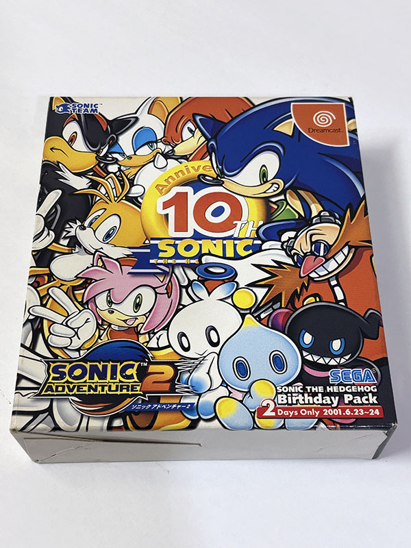 ドリームキャストソフト ソニックアドベンチャー2 バースディパック 未開封品 パッケージ表