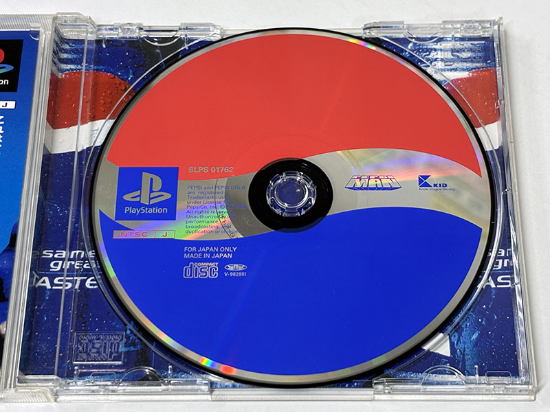 PlayStationソフト ペプシマン ディスク面