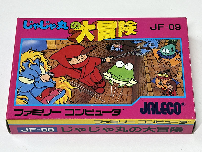 ファミコンソフト じゃじゃ丸の大冒険 パッケージ表