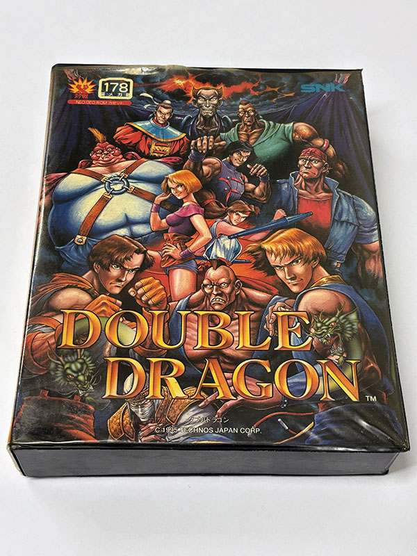 ネオジオROMカセット DOUBLE DRAGON ダブルドラゴン パッケージ表