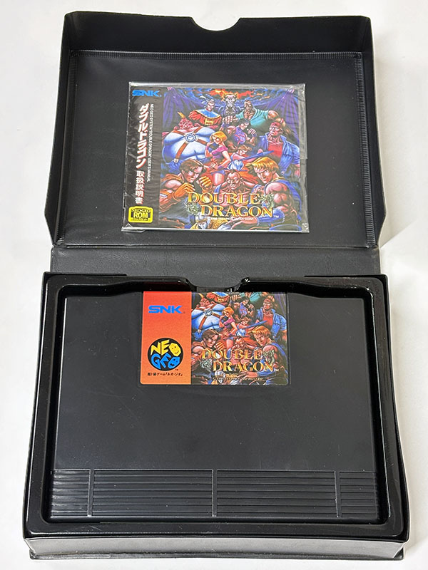 ネオジオROMカセット DOUBLE DRAGON ダブルドラゴン 同梱物