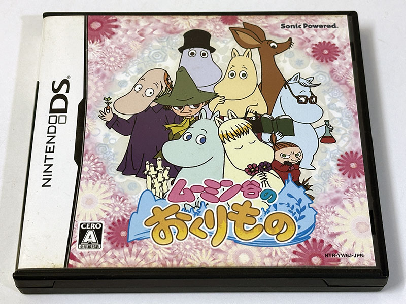 ニンテンドーDSソフト ムーミン谷のおくりもの パッケージ表