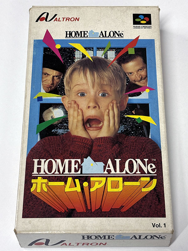 スーパーファミコンソフト HOME ALONe ホーム・アローン パッケージ表