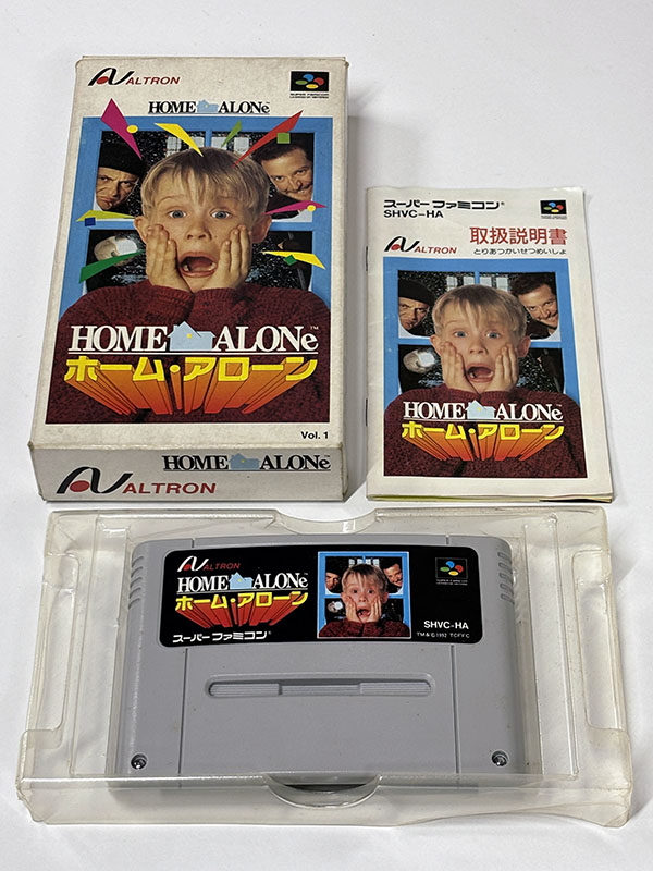 スーパーファミコンソフト HOME ALONe ホーム・アローン 同梱物