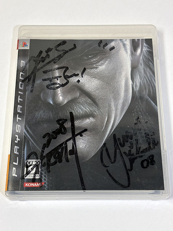 PlayStation3ソフト メタルギアソリッド4 ガンズ・オブ・ザ・パトリオット パッケージ表