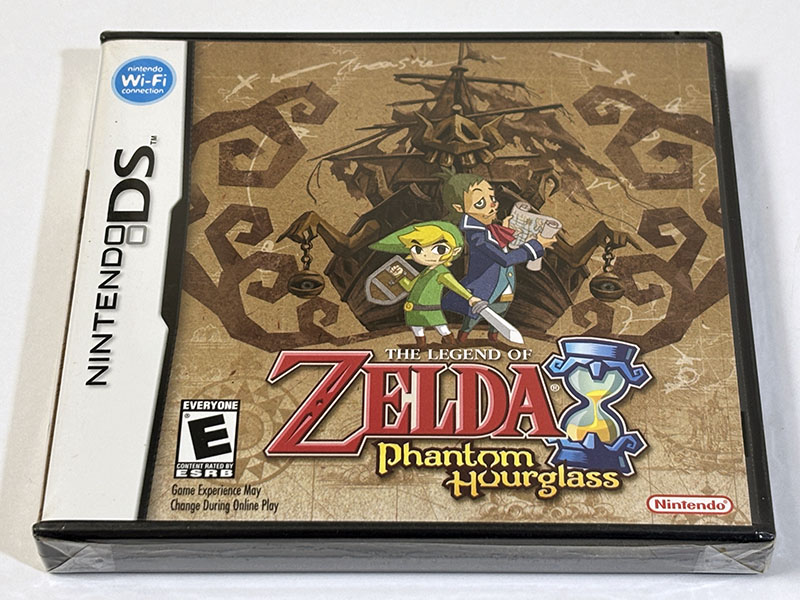 ニンテンドーDSソフト ゼルダの伝説 夢幻の砂時計 北米版 未開封品 パッケージ表
