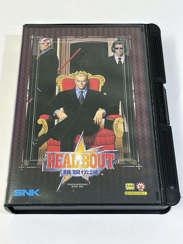 ネオジオROMカセット REAL BOUT リアルバウト 餓狼伝説 パッケージ表