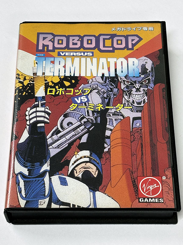 メガドライブソフト ロボコップVSターミネーター パッケージ表