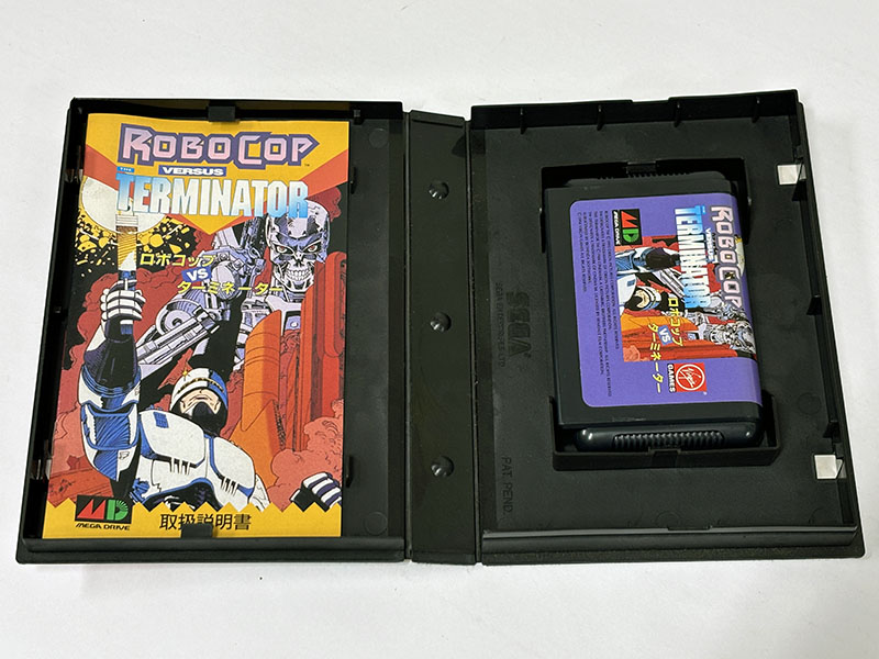 メガドライブソフト ロボコップVSターミネーター 同梱物