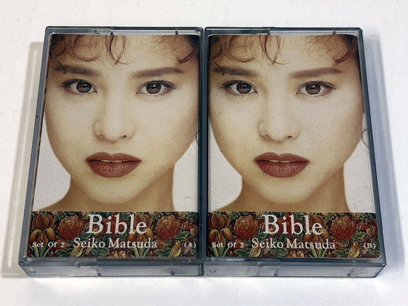 カセットテープ:アルバム 松田聖子 Bible バイブル 2本組 パッケージ表