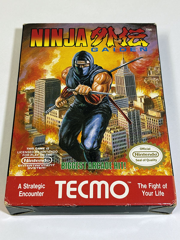 NESソフト NINJA 外伝 GAIDEN パッケージ表