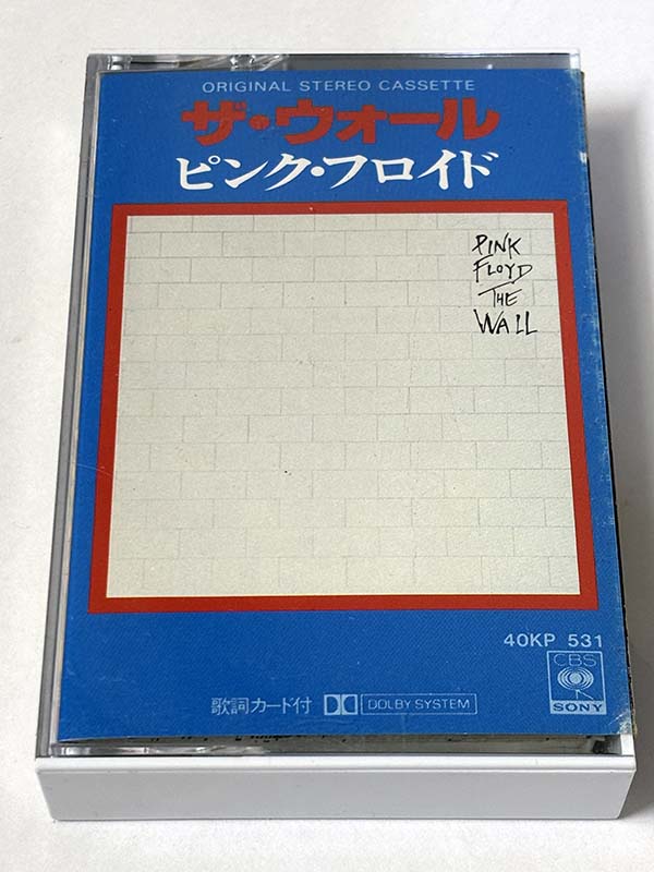 カセットテープ:アルバム ピンク・フロイド PINK FLOYD ザ・ウォール THE WALL パッケージ表