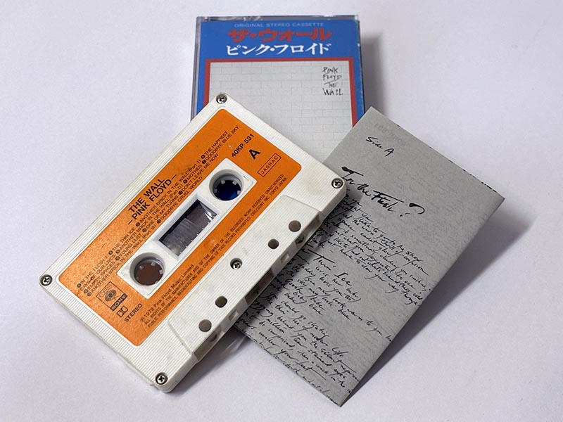 カセットテープ:アルバム ピンク・フロイド PINK FLOYD ザ・ウォール THE WALL 同梱物